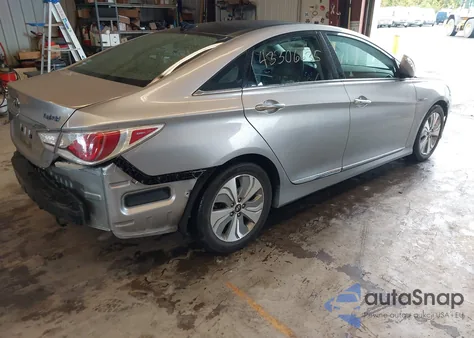 2013 Hyundai Sonata Hybrid Limited W/Panoramic Sunroof Pkg из США, поврежденный, VIN KMHEC4A43DA064700